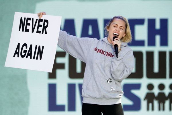 Miley Cyrus – March For Our Lives Event in LA 