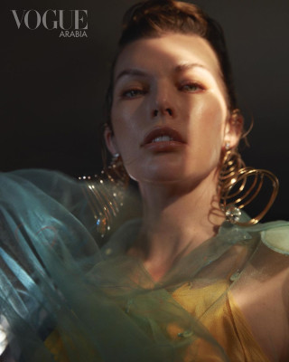 Milla Jovovich by Greg Swales for Vogue Arabia // 2021