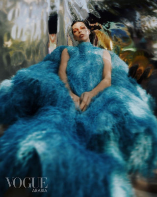 Milla Jovovich by Greg Swales for Vogue Arabia // 2021