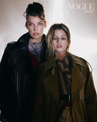 Milla Jovovich by Greg Swales for Vogue Arabia // 2021