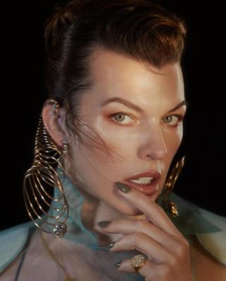 Milla Jovovich by Greg Swales for Vogue Arabia // 2021