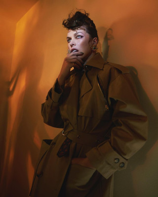 Milla Jovovich by Greg Swales for Vogue Arabia // 2021