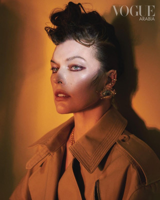 Milla Jovovich by Greg Swales for Vogue Arabia // 2021