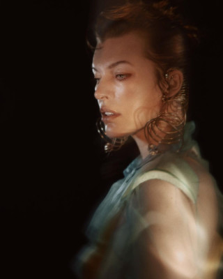 Milla Jovovich by Greg Swales for Vogue Arabia // 2021