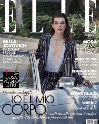 Milla Jovovich – Elle Magazine Italia April 2019