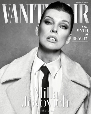 Milla Jovovich for Vanity Fair Italy, October 2023