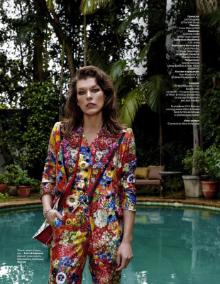 Milla Jovovich – InStyle Russia April 2019