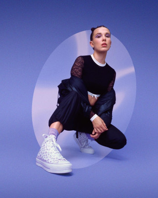Millie Bobby Brown by Zamar Velez for Brown x Converse (2021)