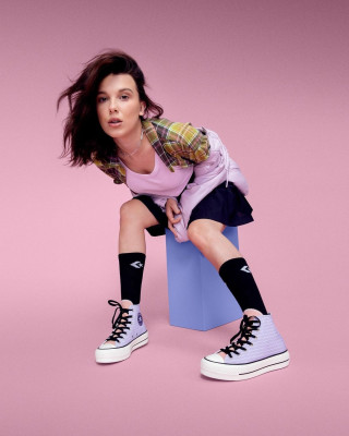 Millie Bobby Brown by Zamar Velez for Brown x Converse (2021)