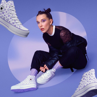 Millie Bobby Brown by Zamar Velez for Brown x Converse (2021)