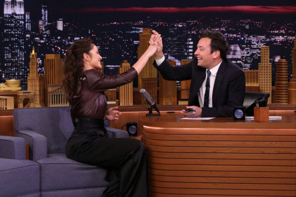 Minka Kelly – ‘The Tonight Show Starring Jimmy Fallon’ in NYC