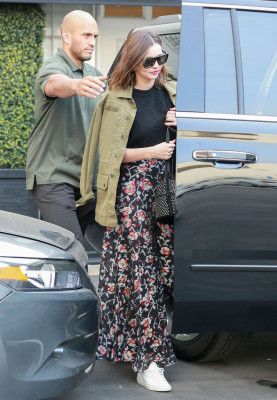 Miranda Kerr Leaving Epione Salon in Los Angeles
