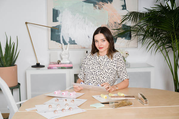 Miranda Kerr - Kora Organics Office Work Life Balance
