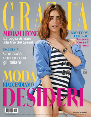 MIRIAM LEONE in Grazia Magazine, Italy June 2020