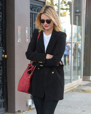 MISCHA BARTON Out in NYC