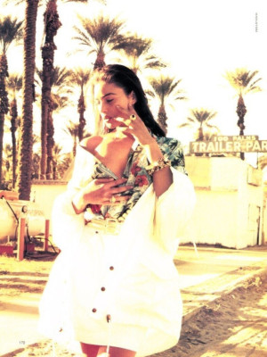 Monica Bellucci by Phillip Dixon for Harper's Bazaar US (March 1990)