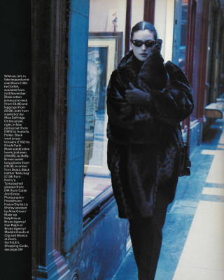 Monica Bellucci ~ Elle UK October 1988 by Friedemann Hauss