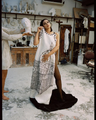 Monica Bellucci by Sebastian Faena for Vogue Italia // 2020