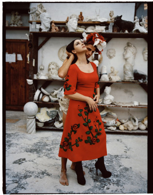 Monica Bellucci by Sebastian Faena for Vogue Italia // 2020
