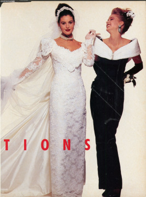 Monica Bellucci from Modern Bride April-May 1991