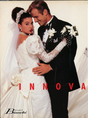 Monica Bellucci from Modern Bride April-May 1991
