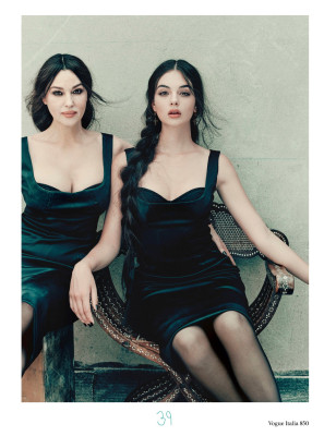Monica Bellucci & Deva Cassel by Paolo Roversi for Vogue Italia // July 2021