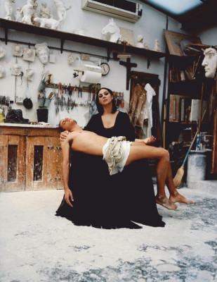 Monica Bellucci by Sebastian Faena for Vogue Italia // 2020