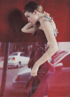 Myka Dunkle ~ Marie Claire Italy February 1998 by Tiziano Magni