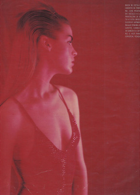 Myka Dunkle ~ Marie Claire Italy February 1998 by Tiziano Magni