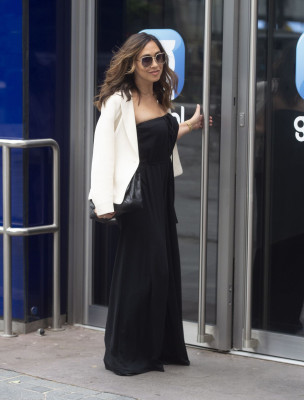 MYLEENE KLASS Arrives at Global Studios in London 06/03/2020