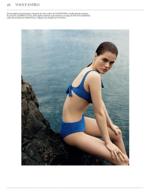MYRTHE BOLT in Vogue Magazine, Spain June 2020
