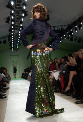 Nadejda Savcova for Zang Toi SS 2004