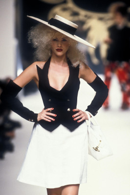 Nadja Auermann ~ Vivienne Westwood Spring 1995