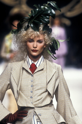 Nadja Auermann ~ Vivienne Westwood Spring 1995