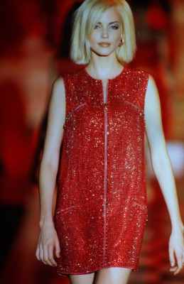Nadja Auermann for Atelier Versace FW 1995