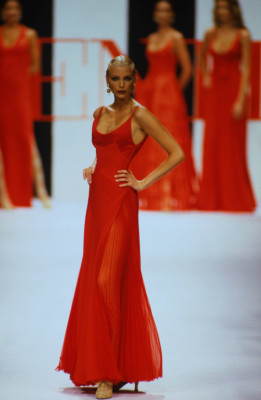 Nadja Auermann for Valentino SS 1994