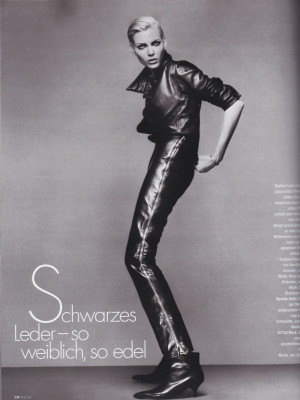 Nadja Auermann ~ Elle Germany October 1995 by Michelangelo Di Battista