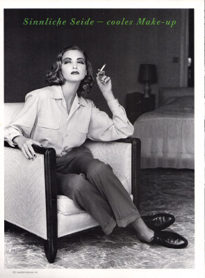 Nadja Auermann for Harper´s BAZAAR Germany September 1991