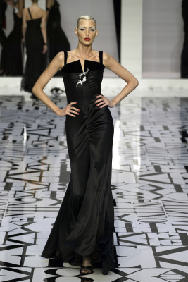 Nadja Auermann for Valentino FW 2004