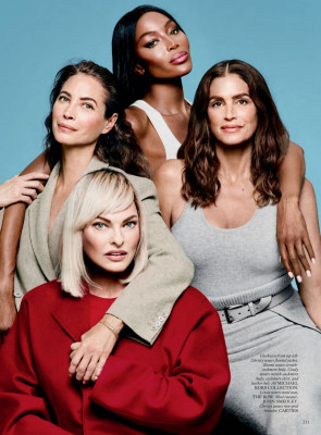 Cindy Crawford, Christy Turlington, Naomi Campbell & Linda Evangelista for Vogue