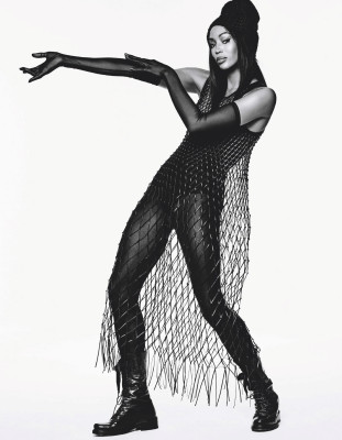 NAOMI CAMPBELL STUNS IN SLEEK LOOKS FOR VOGUE JAPAN