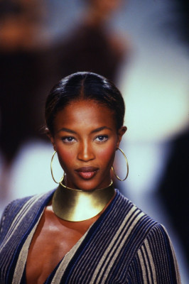 Naomi Campbell Ralph Lauren Spring/Summer 1997 fashion show. October 30, 1996 in