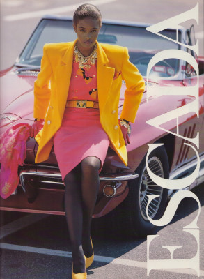 Stephanie Seymour &amp;amp; Naomi Campbell for Harper´s BAZAAR Germany February 1990