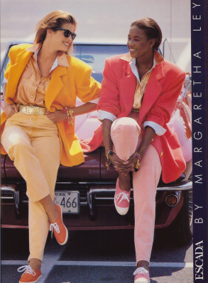 Stephanie Seymour &amp;amp; Naomi Campbell for Harper´s BAZAAR Germany February 1990