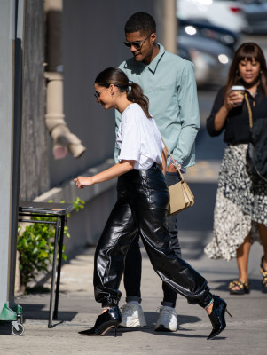 Naomi Scott Arriving At Jimmy Kimmel Live InLosAngeles- 05/20/2019