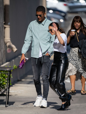 Naomi Scott Arriving At Jimmy Kimmel Live InLosAngeles- 05/20/2019