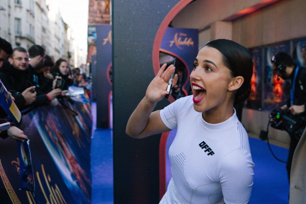 Naomi Scott - &quot;Aladdin&quot; Premiere in Paris - With Fans || 2019
