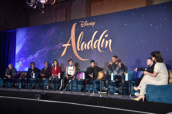 Naomi Scott - &quot;Aladdin&quot; Press Conference in Los Angeles || 05-19-2019