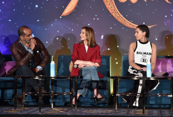 Naomi Scott - &quot;Aladdin&quot; Press Conference in Los Angeles || 05-19-2019