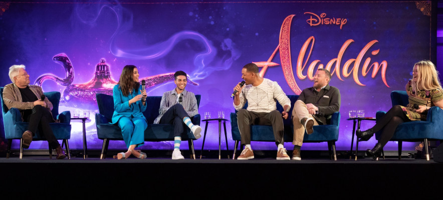 Naomi Scott - &quot;Aladdin&quot; Photocall in London - Inside || 05-10-2019